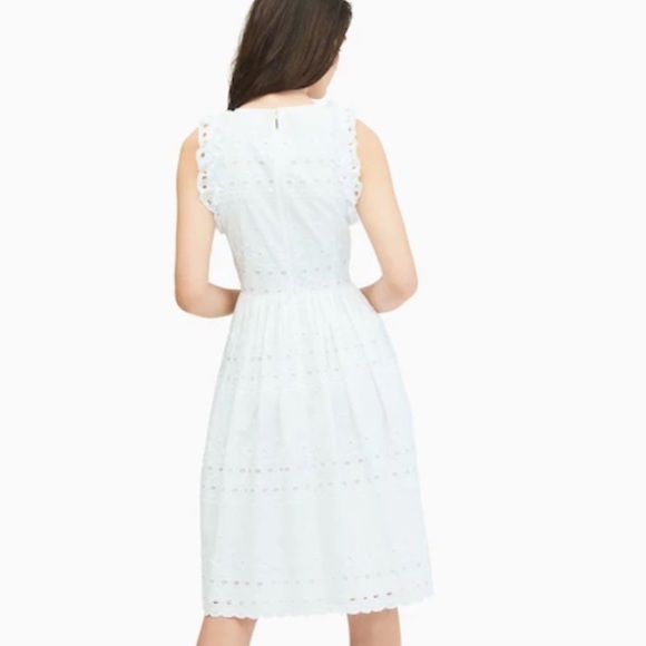 Kate Spade White Eyelet Dress - Picture 2 of 6